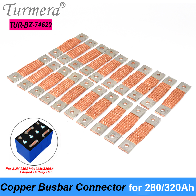 Bus Bar Copper - Turmera 12V Sammelschiene Lifepo4-Batterie, flexibler Kupferanschluss,