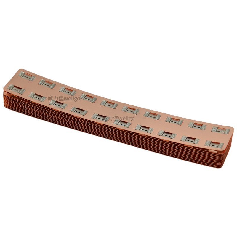 Bus Bar Copper - Strombatterie-Anschluss 18650/21700 Kupfer-Nickel-Stromschiene Einfach zum Punktschweißen