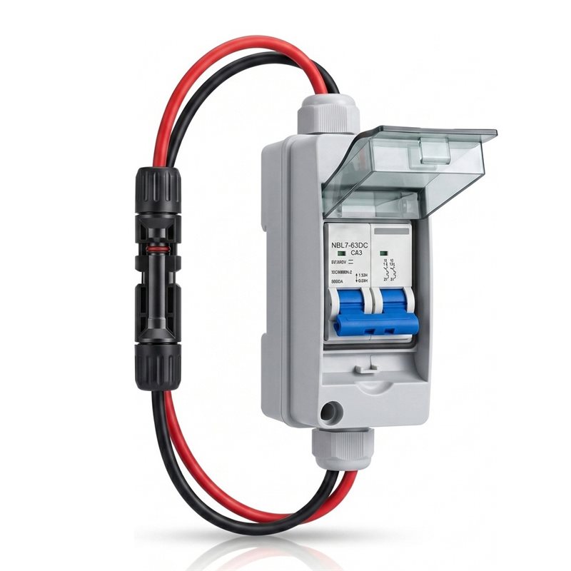 Solar Combiner Box - 【CYBER MONDAY】DC PV-Trennschalterkasten mit DC 600V