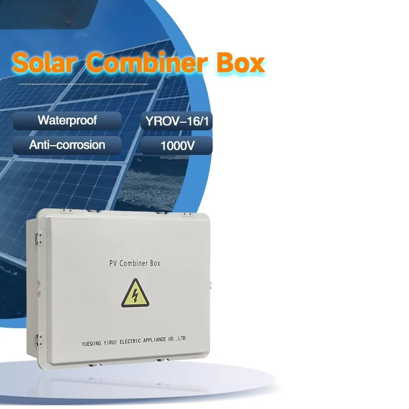 Solar Combiner Box - YRO IP66 Wasserdichte Eisen-Verteilerdose 550/1000V 16-in-1-Ausgang