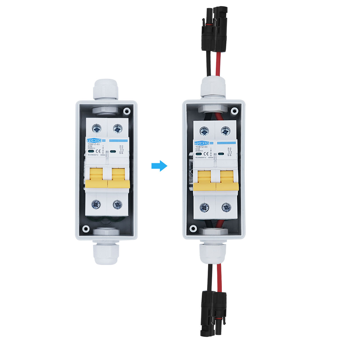 1 Stück TOMZN Solar Photovolta – Solar Combiner Box Bewertung und Preis