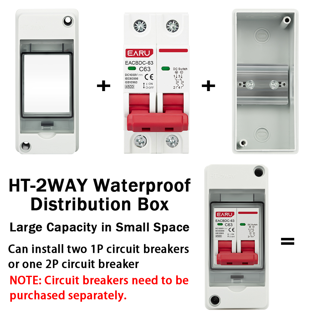 HT-2 IP65 Wasserdichter Vertei – Solar Combiner Box Bewertung und Preis